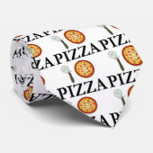 Ich liebe Pizza Krawatte (Gerollt)