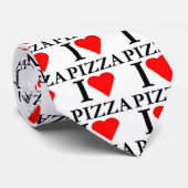 Ich liebe Pizza Krawatte (Gerollt)