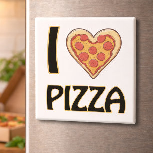 Ich liebe Pizza – Lustiges Geschenk für einen Food Magnet