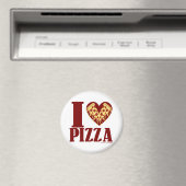 Ich liebe Pizza Magnet (In Situ (Geschirrspüler))