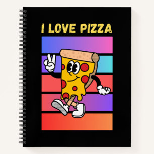 Ich Liebe Pizza. Notizblock