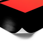 Ich Liebe Pizza. Poster (Ecke)