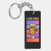 Ich Liebe Pizza. Schlüsselanhänger (Vorderseite links)