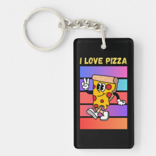 Ich Liebe Pizza. Schlüsselanhänger