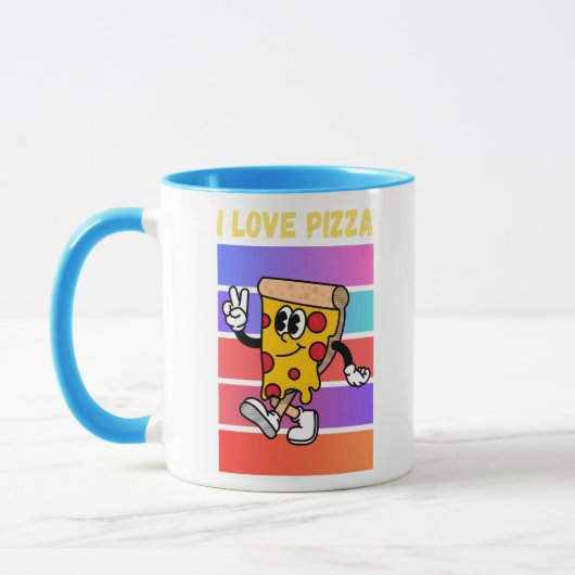 Ich Liebe Pizza. Tasse (Links)