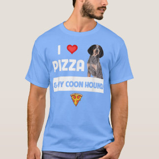 Ich Liebe Pizza und mein Hundebesitzer Pepperoni T-Shirt
