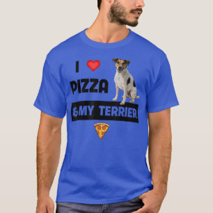 Ich Liebe Pizza und mein Jack Russell Terrier Dog  T-Shirt
