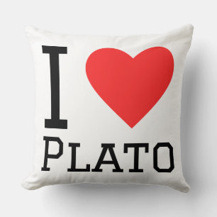 Ich liebe Platon Kissen