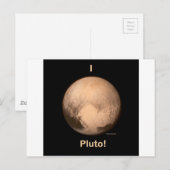 Ich Liebe Pluto! Postkarte (Vorne/Hinten)