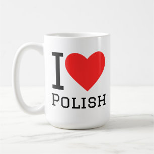 Ich liebe Polnisch Kaffeetasse