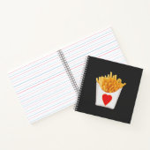 Ich liebe Pommes Frites Notizblock (Innenseite)