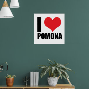 Ich liebe Pomona Poster