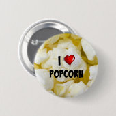 Ich Liebe Popcorn...Yum Button (Vorne & Hinten)