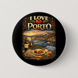 Ich liebe Porto Button