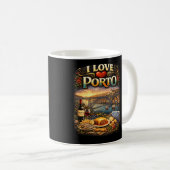 Ich liebe Porto Kaffeetasse (VorderseiteRechts)