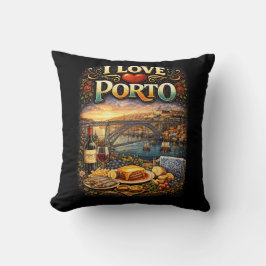 Ich liebe Porto Kissen