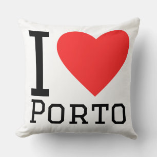 Ich liebe Porto Kissen