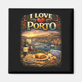 Ich liebe Porto Magnet