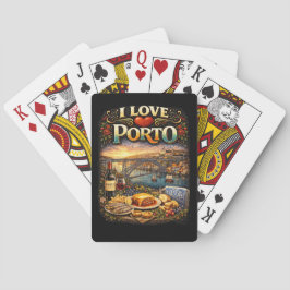 Ich liebe Porto Spielkarten