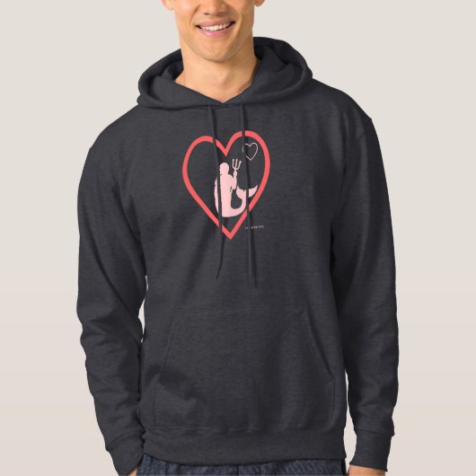 "Ich liebe Poseidon" T-Shirt Hoodie (Vorderseite)