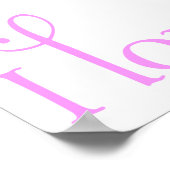 Ich Liebe, Poster zu tanzen (Ecke)