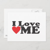 Ich Liebe Postkarte (Vorne/Hinten)