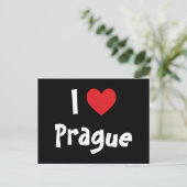 Ich liebe Prag Postkarte (Stehend Vorderseite)