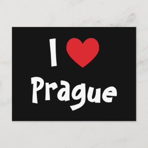 Ich liebe Prag Postkarte