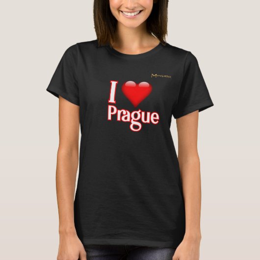 Ich liebe Prag T-Shirt (Vorderseite)