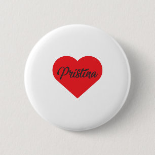 Ich liebe Pristina - Kosovo Button