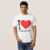 Ich liebe Programmieren T-Shirt (Vorne ganz)