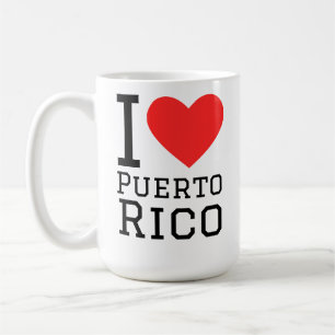 Ich liebe Puerto Rico Kaffeetasse