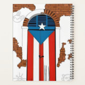 Ich liebe Puerto Rico Planer (Rückseite)