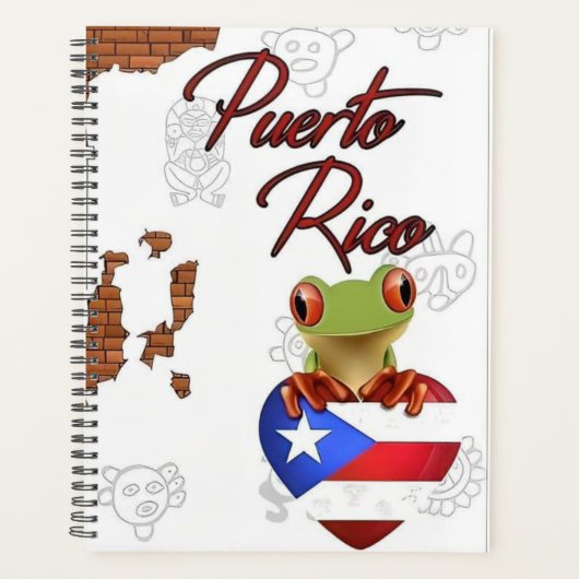 Ich liebe Puerto Rico Planer (Vorderseite)