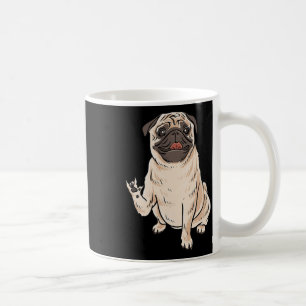 Ich liebe Pug-Hund-Asl-Handgeste Schwerhörig Gehör Kaffeetasse