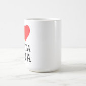 Ich liebe Punta Cana Kaffeetasse (Mittel)