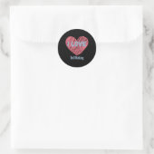 Ich Liebe Puppen machen ihn Bild Hobby oder Hobbyi Runder Aufkleber (Tasche)