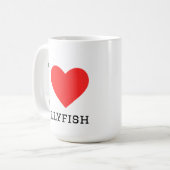 Ich liebe Quallen Kaffeetasse (Vorderseite Links)