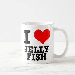 ICH LIEBE QUALLEN KAFFEETASSE
