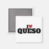 Ich liebe Queso Magnet (Vorderseite/Rückseite)