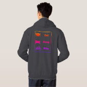 Ich liebe Radfahren Hoodie (Schwarz voll)
