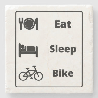 Ich liebe Radfahren Steinuntersetzer