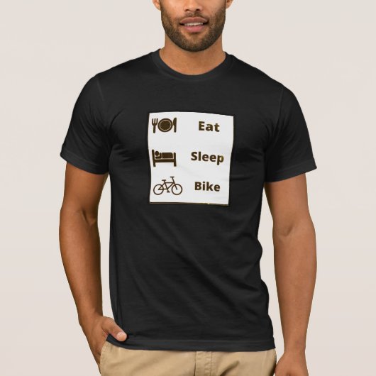 Ich liebe Radfahren T-Shirt (Vorderseite)