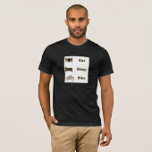Ich liebe Radfahren T-Shirt (Vorne ganz)