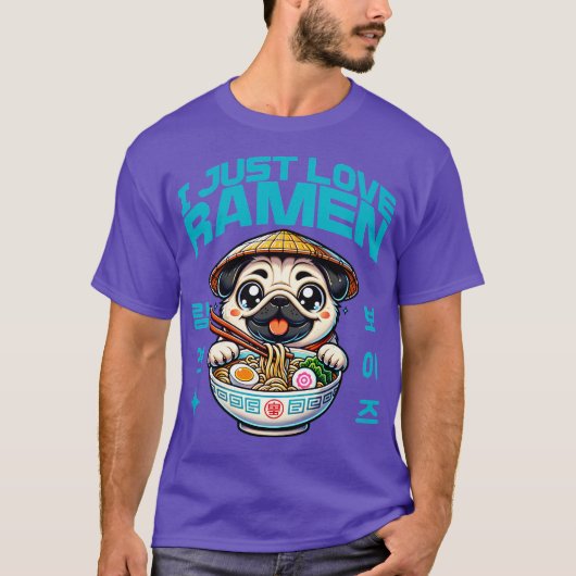 Ich liebe Ramen einfach T-Shirt (Vorderseite)