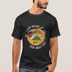 Ich Liebe Ramen, wie Sie Männer Schwarz T-Shirt