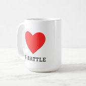 Ich liebe Rap-Battles Kaffeetasse (Vorderseite Links)