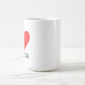 Ich liebe Rebecca Kaffeetasse (Mittel)