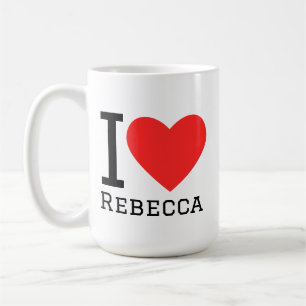 Ich liebe Rebecca Kaffeetasse