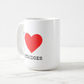 Ich liebe Rebhühner Kaffeetasse (Vorderseite Links)